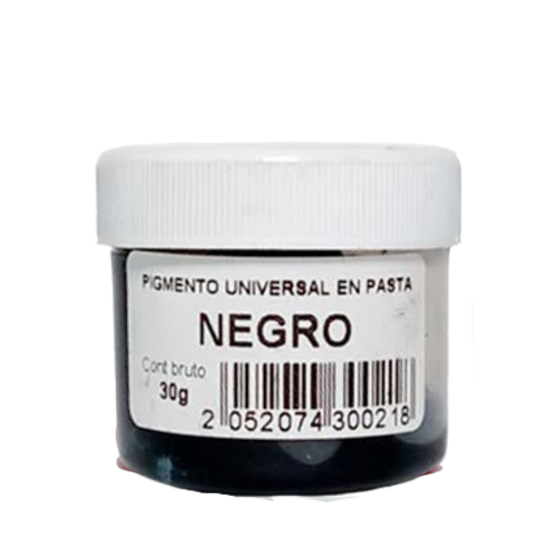 Pigmento Universal en Pasta Negro 30gr-silika