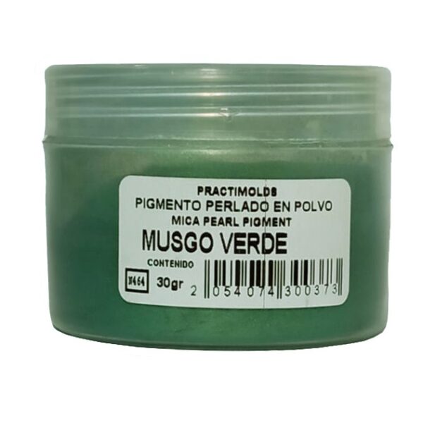 Pigmento Perlado en Polvo 30 gr Musgo Verde