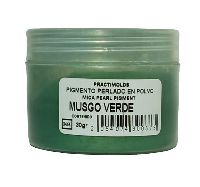 Pigmento Perlado en Polvo 30 gr Musgo Verde