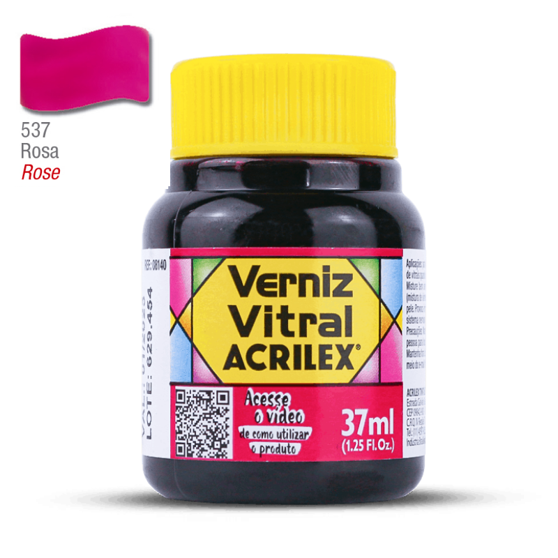 Pigmento Traslucido Acrilex Rosa 37 ml-silika