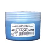 Pigmento Perlado en Polvo 30 gr Azul Profundo