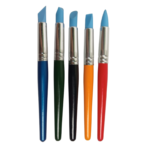 Set Pincel Silicona Grueso 5 Pzs