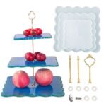 E61 Molde Resina - Set de Molde de Soporte (Rectangular) 3 Niveles