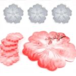 V14 Molde Resina - Kit Moldes para Posavasos de Flores Irregulares