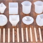 V4 Molde Resina - Kit Moldes para Resina con formas Geometricas