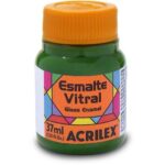 Pigmento Esmalte Vitral Verde 37 ml