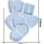 Molde Epoxico Baby Shower SMI-141  (27cmtrs. x 22cmtrs. x 1cmtr.)